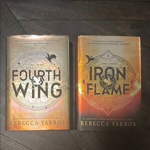 Fourth Wing and Iron Flame Books by Rebecca Yarros